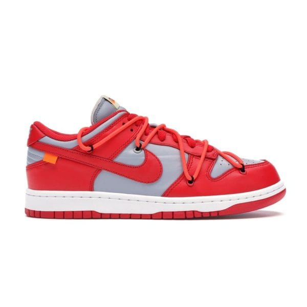 ChampKickz Shoes 0ff-wh*te x NK DUNK LOW - University Red