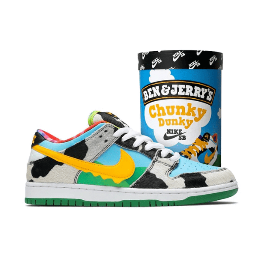 ChampKickz Shoes 36 / Special box NK SB DUNK LOW 'Ben & Jerry's' Chunk Dunks