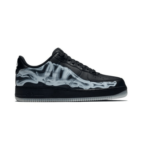 ChampKickz Shoes AIR FORCE 1 LOW - 'Black Skeleton'