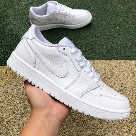 ChampKickz AIR J*RDAN 1 Low Golf - ‘Triple White'