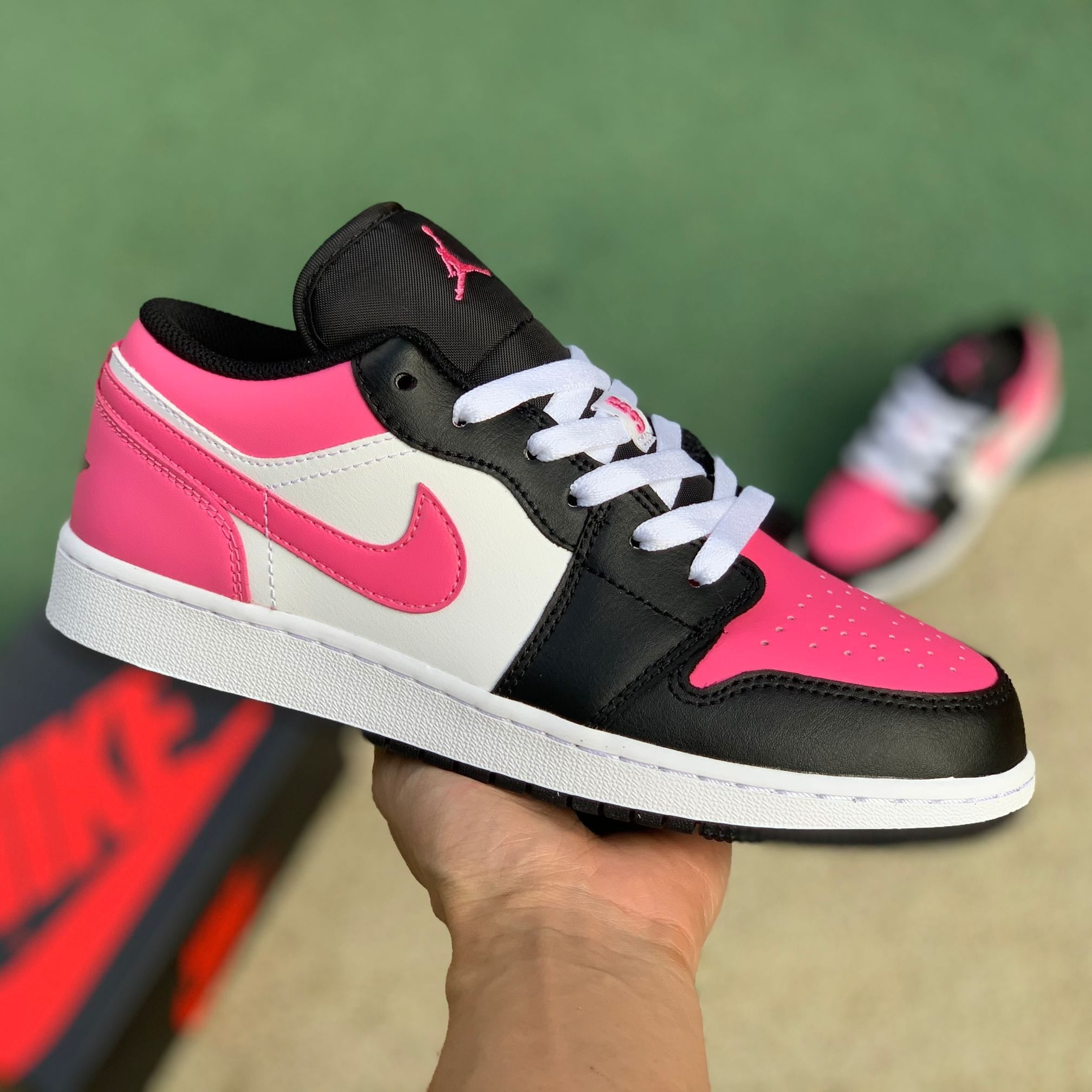 ChampKickz AIR J*RDAN 1 Low GS - ‘Pinksicle'