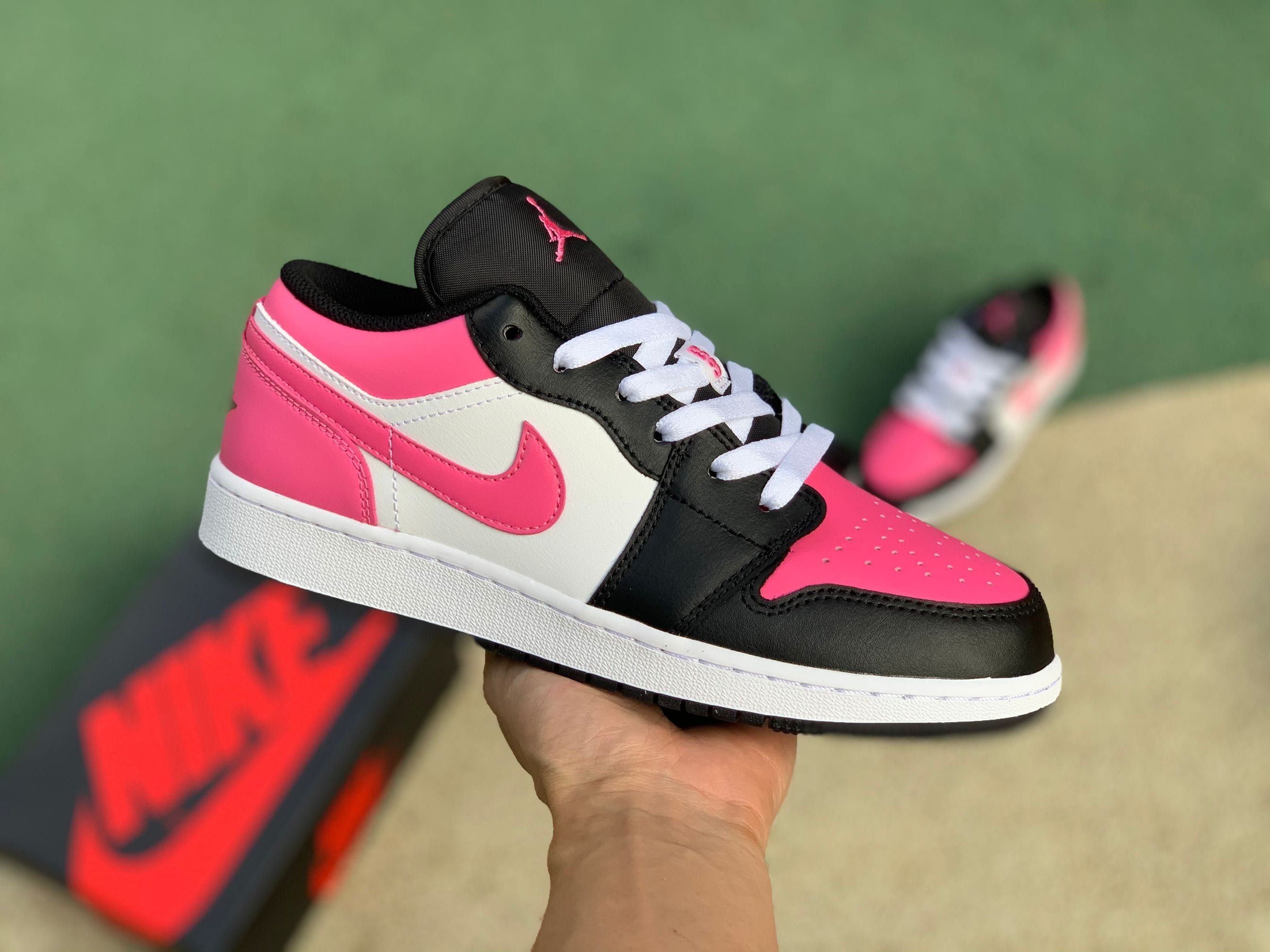 ChampKickz AIR J*RDAN 1 Low GS - ‘Pinksicle'