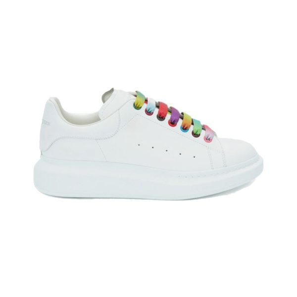 ChampKickz Shoes Alex@nder McQu*en Oversized 'White Rainbow'