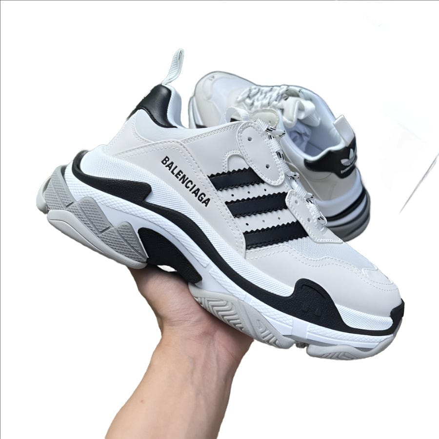 ChampKickz B@LENCIAGA x AD*DAS TRIPLE S – White