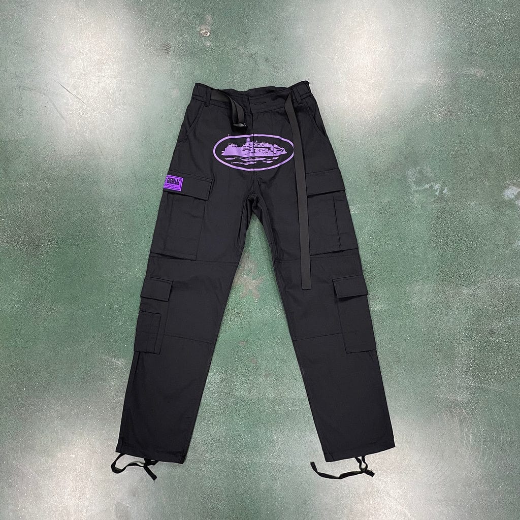 ChampKickz C*rteiz CARGO PANTS - P*rple LOGO