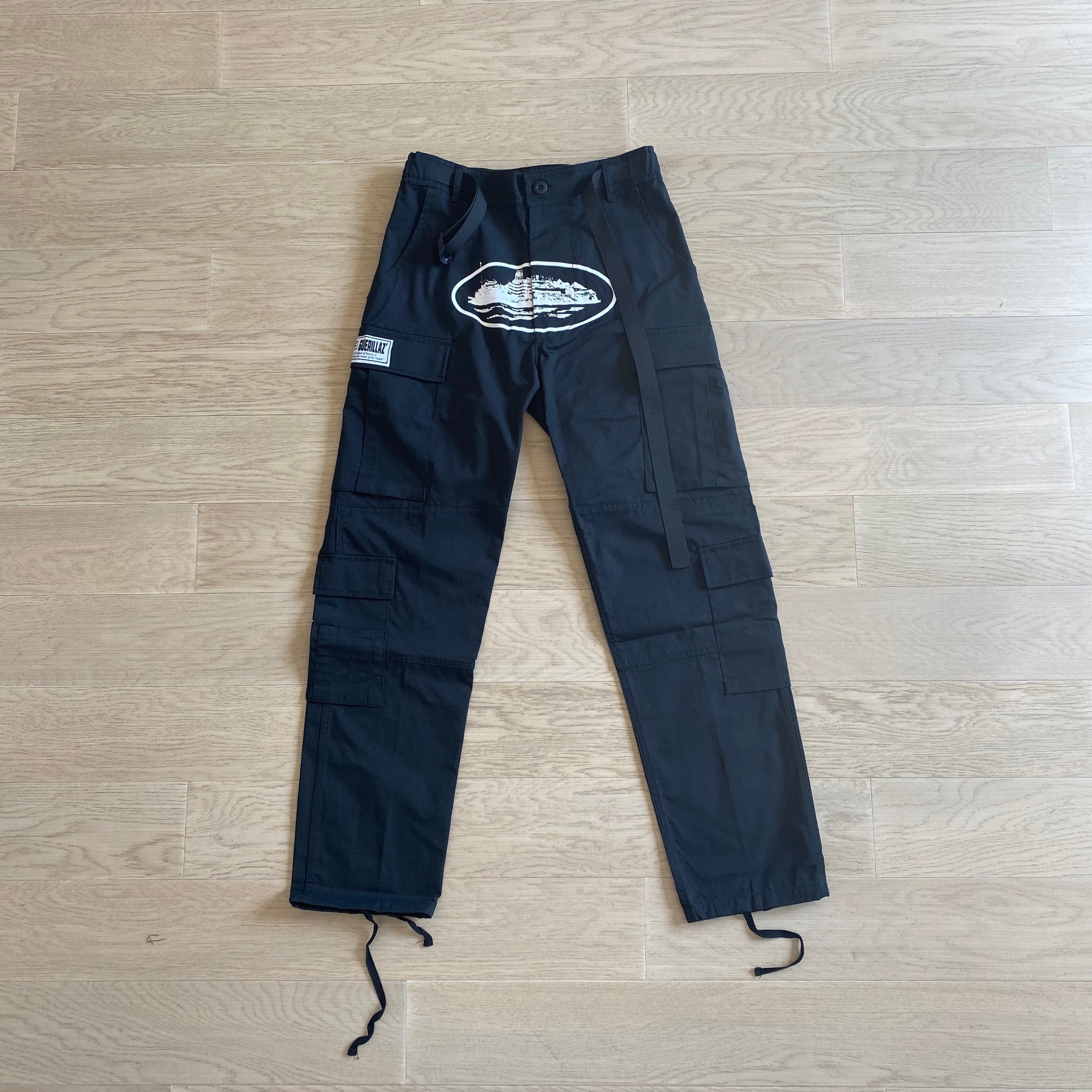 ChampKickz C*rteiz CARGO PANTS - WHITE LOGO