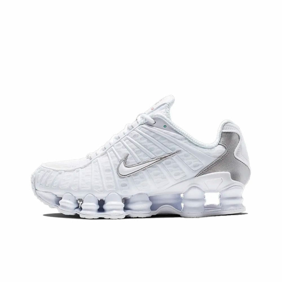 ChampKickz Shoes N*KE Shox TL - 'White Metallic Silver'