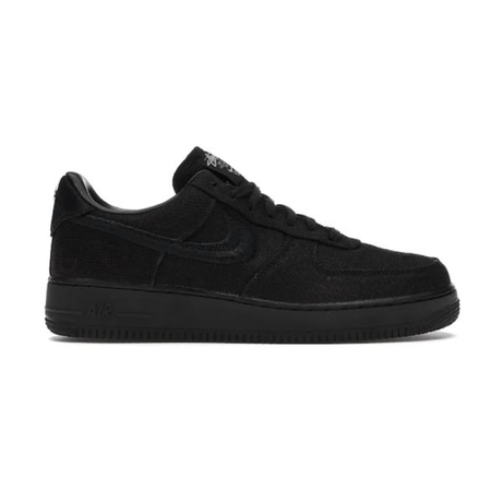 ChampKickz Shoes NK AIR FORCE 1xSt*ssy LOW - 'Black'