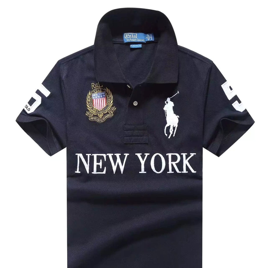 ChampKickz S (Small) / Black / New York RALPH LAUR*N - 'Polo Shirts'