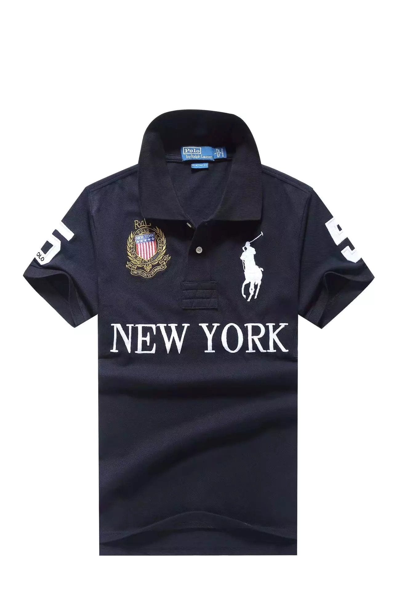 ChampKickz S (Small) / Black / New York RALPH LAUR*N - 'Polo Shirts'