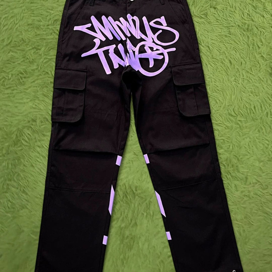 ChampKickz Jeans S (Small) / Purple/Black M*nusTwo Cargos - 'Graff'