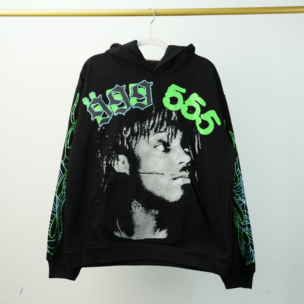 ChampKickz SP5D*R - Juice WRLD x SP5D*R Black Hoodie