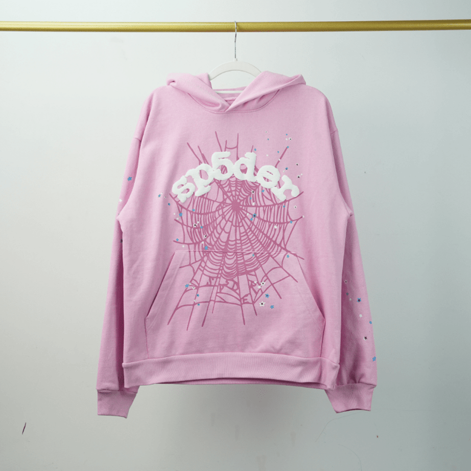 ChampKickz SP5D*R - OG Web Pink Hoodie