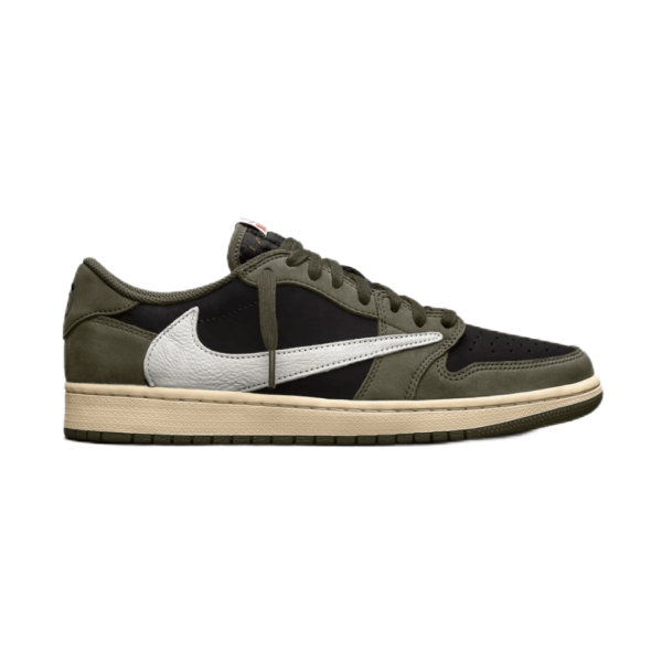 ChampKickz Travis Sc*tt x AIR J*RDAN 1 Low ‘Black Olive'