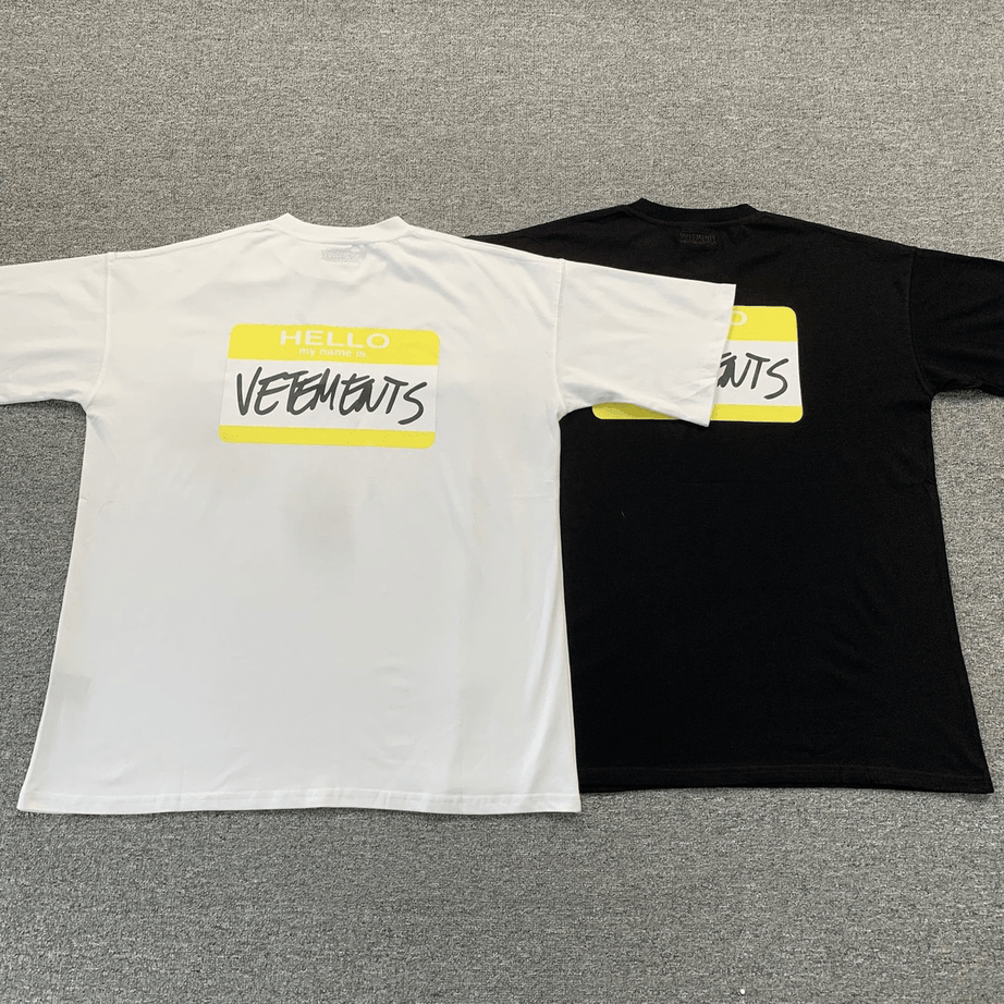 ChampKickz VETEMENTS - HELLO MY NAME IS VETEMENTS Tee