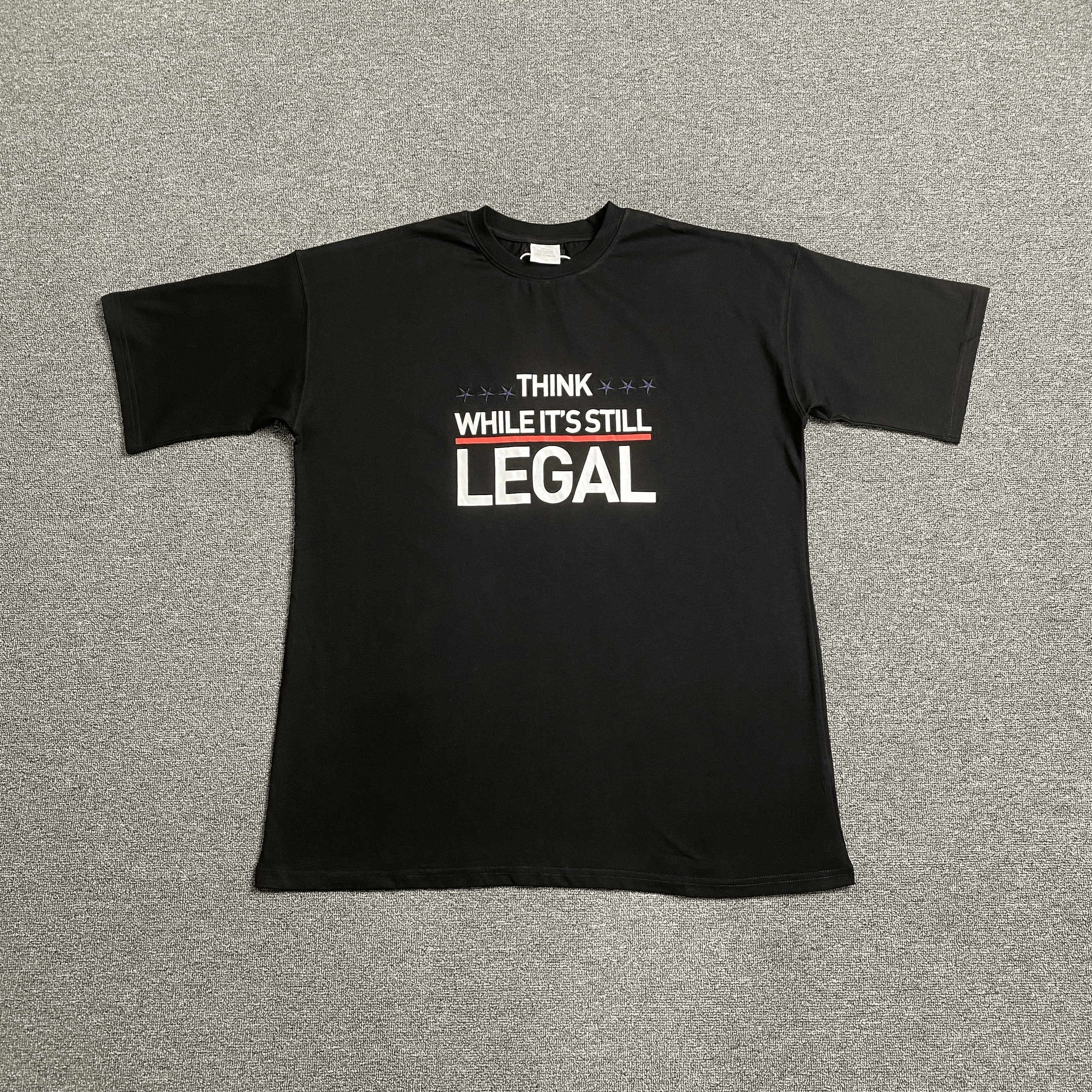 ChampKickz VETEMENTS - THINK WHILE IT'S STILL LEGAL Tee