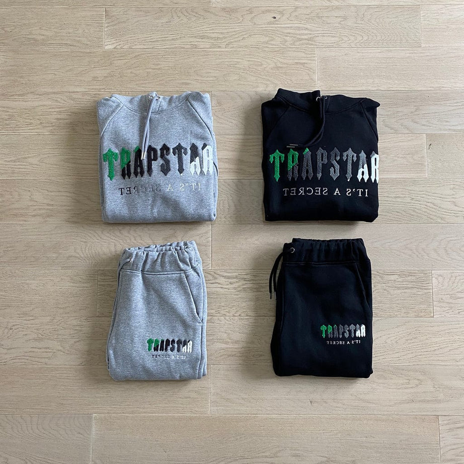 ChampKickz XS / Black Tr@pStar TRACKSUIT - Green